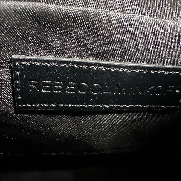 Rebecca Minkoff Regan Black Leather Tote/Satchel Top Handle Bag NEW WITH TAGS! - Picture 7 of 10